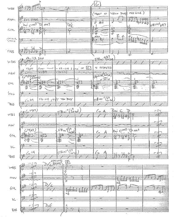 Page from Paque March Score